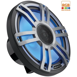 Hertz HMX 8 S-LD-G – Coppia di Coassiali Marini 2 Vie 8,8" Sport Grigio LED RGB