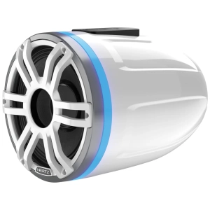 Hertz HTX 8H S-FL-SW – Altoparlante Tower Marino con Driver a Compressione 8,8" Flat Silver-White LED