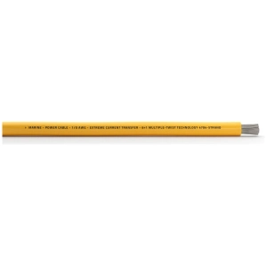 Hertz MPC YE 1.0 – Cavo di Alimentazione Marino 1 AWG Giallo Bobina 15 m
