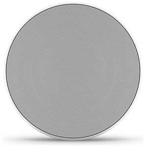 JL Audio Pavilion Thin-Line – Subwoofer da Incasso Sottile 8 Pollici per Interni ed Esterni – Rotonda bianca