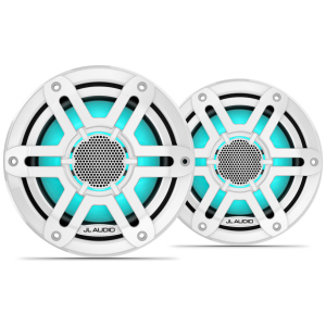 JL Audio M200 – Coppia Altoparlanti Coassiali Marini 6,5 Pollici – Sport bianca con LED