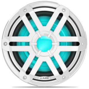 JL Audio M200 – Subwoofer Marino 10 Pollici con LED – Sport bianca con LED
