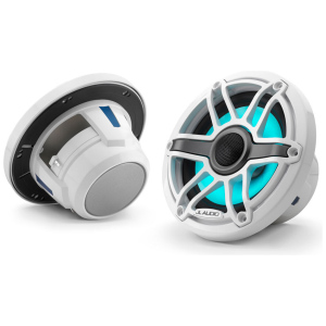 JL Audio M6-650X – Coppia Altoparlanti Coassiali Marini 6,5 Pollici – Sport bianca con LED