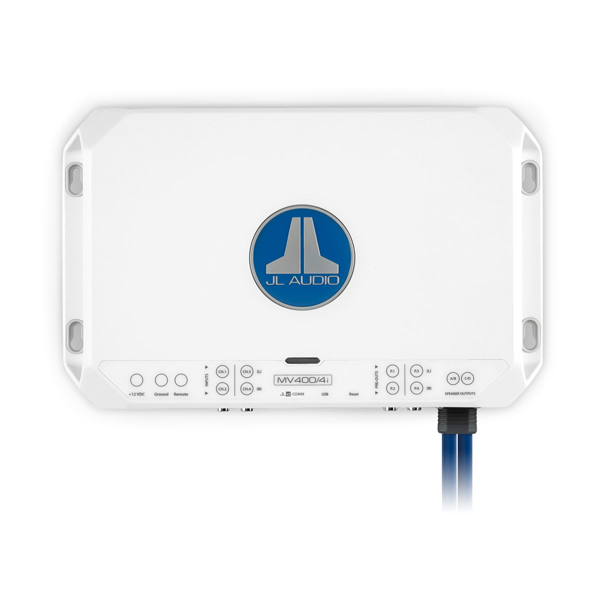 JL Audio MV400/4i – Amplificatore Marino 4 Canali con DSP JL Audio MV400/4i – Amplificatore Marino 4 Canali con DSP