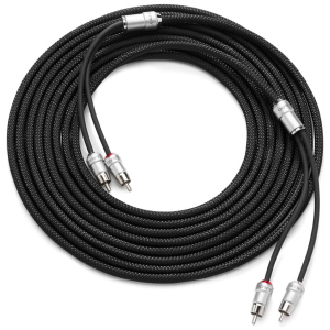 JL Audio XE-BLKAIC2 – Cavo RCA Nautico 2 Canali – 5.49 m (18 ft)