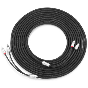 JL Audio XE-BLKAIC2 – Cavo RCA Nautico 2 Canali – 7.62 m (25 ft)