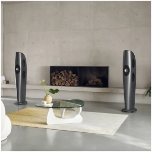 KEF Blade One Meta Grigio Antracite e Bronzo, diffusore da pavimento, in ambiente