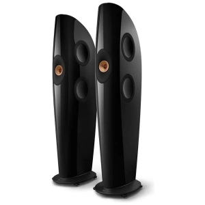 KEF Blade One Meta Nero e Rame, diffusore da pavimento, di tre quarti