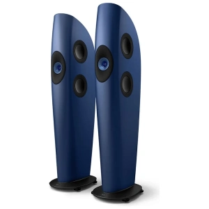 KEF Blade Two Meta Blu Ghiaccio e Blu, diffusore da pavimento, di tre quarti