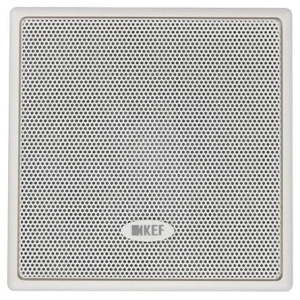 KEF Ci100QS, diffusore da incasso quadrato, con griglia