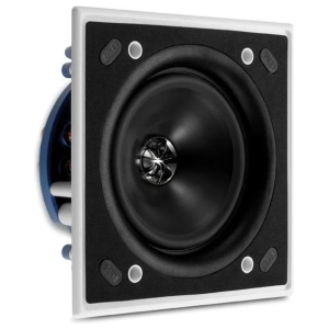 KEF Ci130QS, diffusore da incasso quadrato, di tre quarti