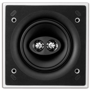 KEF Ci160CSds, diffusore da incasso stereo quadrato, vista frontale
