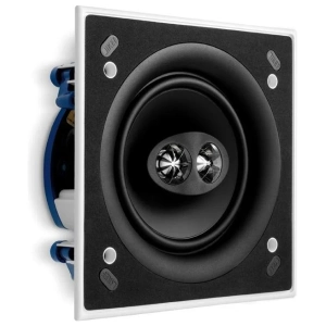 KEF Ci160CSds, diffusore da incasso stereo quadrato, di tre quarti