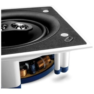 KEF Ci160CSds, diffusore da incasso stereo quadrato, dall'alto