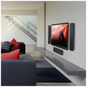KEF T101c Nero, canale centrale sottile, in ambiente
