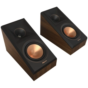 Klipsch RP-500SA II – coppia Walnut senza griglia