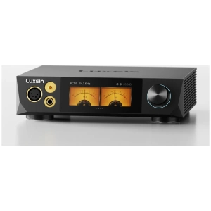 Luxsin X8 – vista frontale con indicatori VU