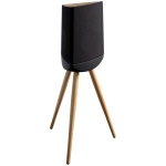 Lyngdorf Cue-100 – nero con base nera e rivestimento in tessuto opzionale