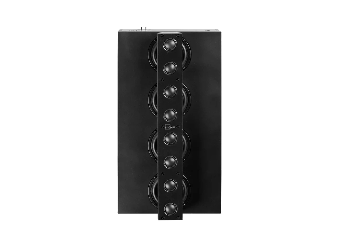 Lyngdorf LS-1000 – modulo Center, vista frontale Lyngdorf LS-1000 – modulo Center, vista frontale