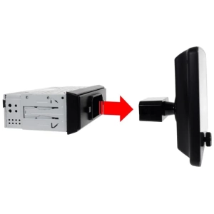 Macrom DL903DAB monitor 9 pollici asportabile con corpo 1 DIN – foto 3