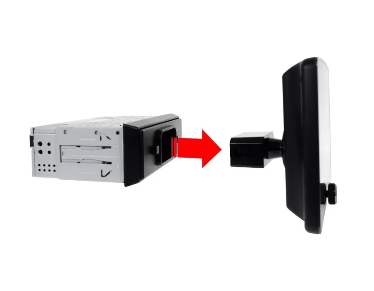 Macrom DL903DAB monitor 9 pollici asportabile con corpo 1 DIN – foto 3 Macrom DL903DAB monitor 9 pollici asportabile con corpo 1 DIN – foto 3