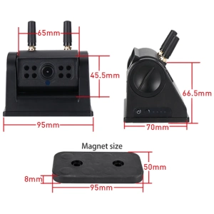 Macrom KIT7WBR monitor 7 pollici con retrocamera wireless magnetica – foto 5