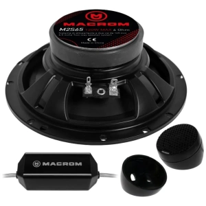Macrom M2S65 kit altoparlanti separati con woofer 165 mm e tweeter – foto 4