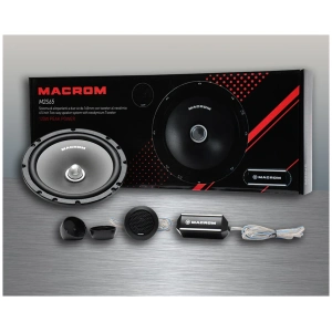 Macrom M2S65 kit altoparlanti separati con woofer 165 mm e tweeter – foto 5