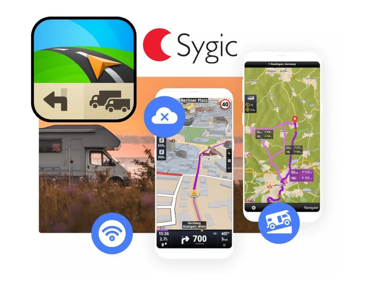 Macrom MAPCAMP CPAA mappa Sygic per camper con CarPlay e Android Auto Macrom MAPCAMP CPAA mappa Sygic per camper con CarPlay e Android Auto