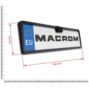 Macrom RC1770HQ portatarga con retrocamera integrata – foto 2