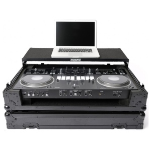 Magma DJ CONTROLLER WORKSTATION DDJ REV 7 BLACK WHEELS flight case per controller