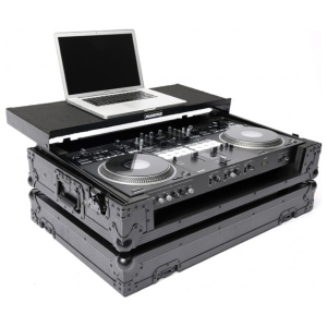 Magma DJ CONTROLLER WORKSTATION DDJ REV 7 BLACK WHEELS flight case per controller