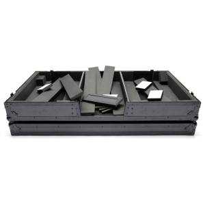 Magma MULTI FORMAT BATTLE CASE BLACK WHEELS flight case per consolle