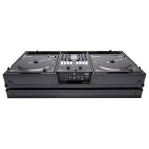 Magma MULTI FORMAT BATTLE CASE BLACK WHEELS flight case per consolle