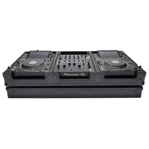 Magma MULTI FORMAT CASE PLAYER/MIXER SET BLACK WHEELS flight case per consolle