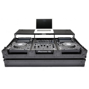Magma MULTI FORMAT WORKSTATION PLAYER/MIXER SET BLACK WH flight case per consolle