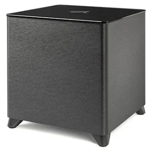 MartinLogan Dynamo Foundation 10 subwoofer attivo con woofer verso il pavimento