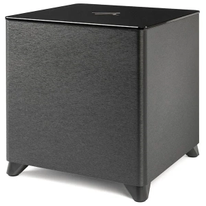 MartinLogan Dynamo Foundation 10 subwoofer attivo con woofer verso il pavimento