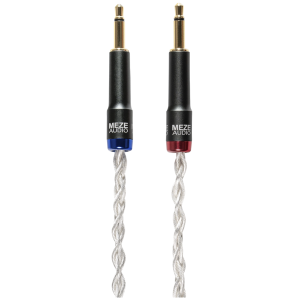 Meze Audio Cavo Dual Mono 3,5 mm in Rame PCUHD Argentato per Cuffie