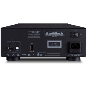 Mission 778CDT – Meccanica CD con Lettura da USB e Uscite Digitali – Black