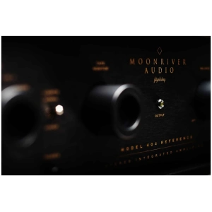 Moonriver 404 Reference amplificatore integrato stereo – dettaglio del frontale