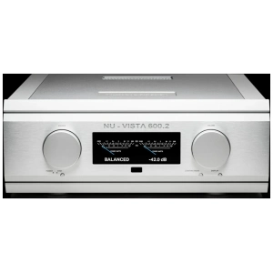 Musical Fidelity Nu-Vista 600.2 – vista frontale (argento)