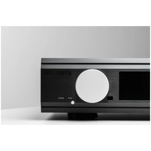 Musical Fidelity Nu-Vista Vinyl S – dettaglio del frontale (nero)