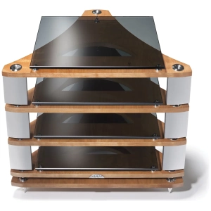 Naim Fraim mobile hi-fi modulare – vista frontale, ciliegio