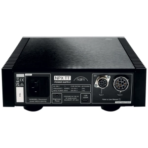Naim NPX TT alimentatore – pannello posteriore