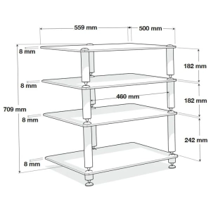 Norstone Bergen 2 – disegno con misure