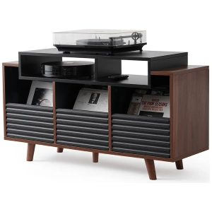 Norstone Oslo – 1200 Nero / Noce con giradischi