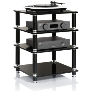 Norstone Stabbl HiFi – Vetro nero con elettroniche