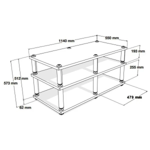 Norstone Stabbl AV – disegno con misure