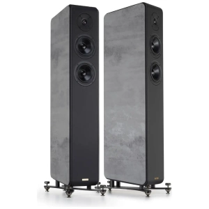 Opera Grand Mezza V2 diffusore da pavimento, coppia in Cement Grey